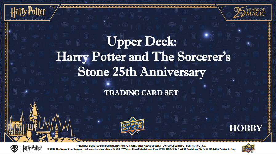 2026 Upper Deck Harry Potter and The Sorcerer's Stone 25th Anniversary Hobby Box