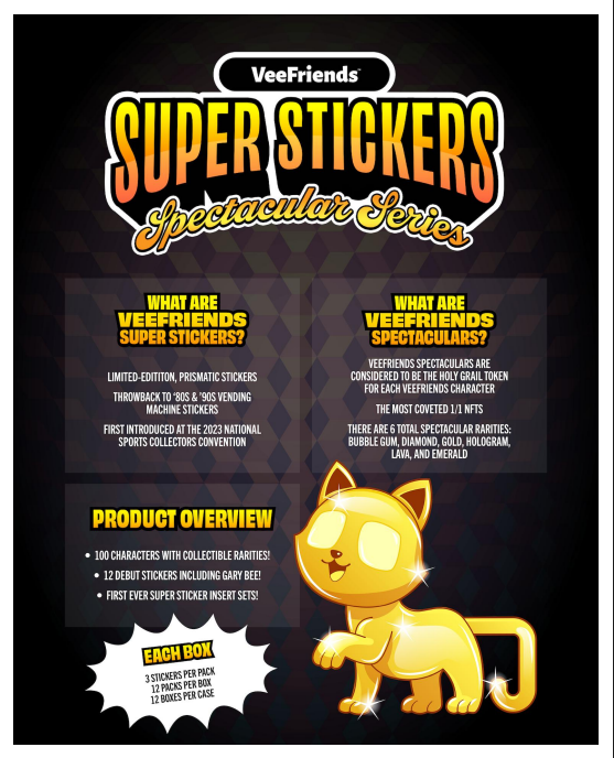 2026 VeeFriends Super Stickers Spectacular Series Pack