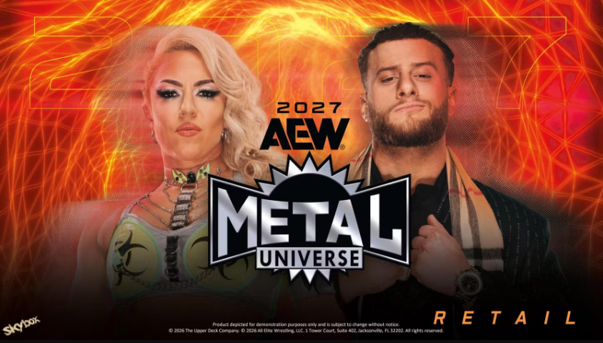2027 Upper Deck AEW Skybox Metal Universe Wrestling Blaster Box