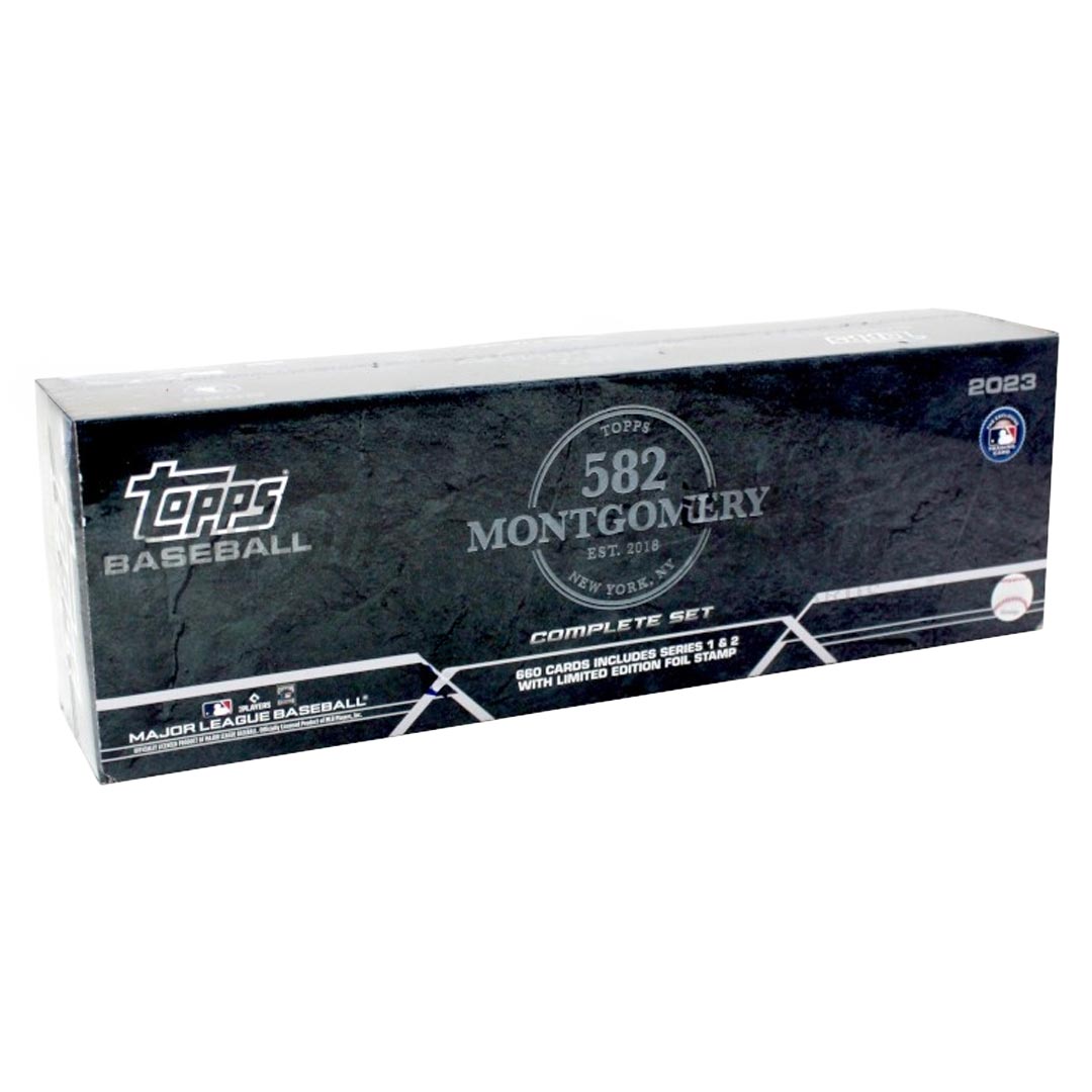 "582 Montgomery" stamped 2023 Topps Baseball Complete Set