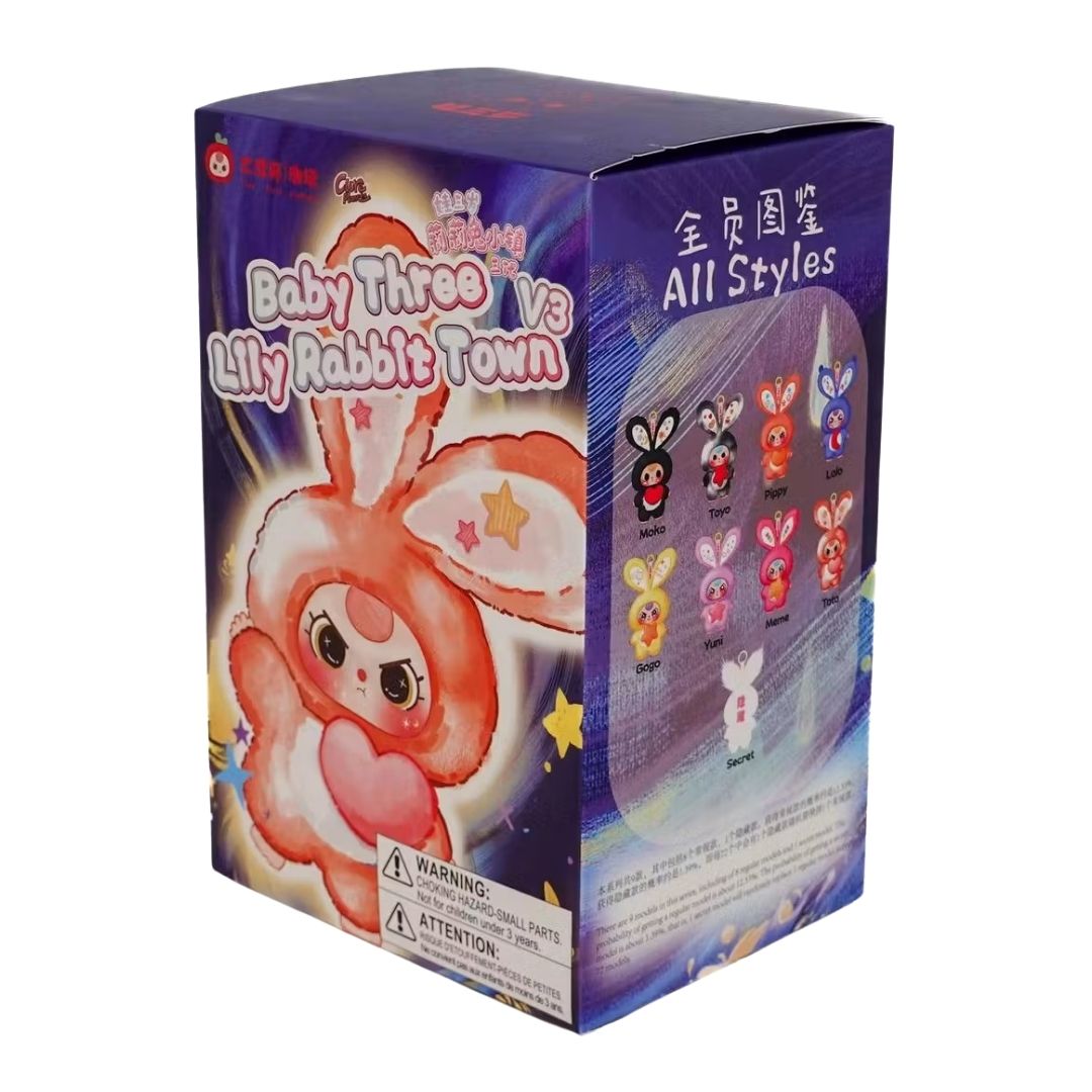Baby Three Lily Rabbit Town V3 Plush Box