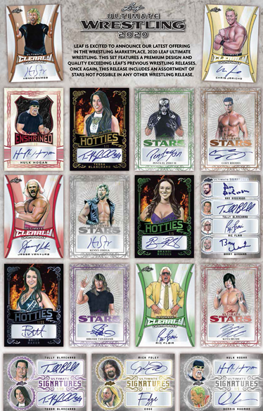 2020 Leaf Ultimate Wrestling Hobby 10-Box Case