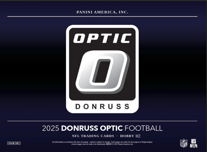 2025 Panini Donruss Optic Football H2 20-Box Case