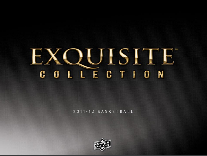 2011-12 Upper Deck Exquisite Collection Basketball 3-Box Case