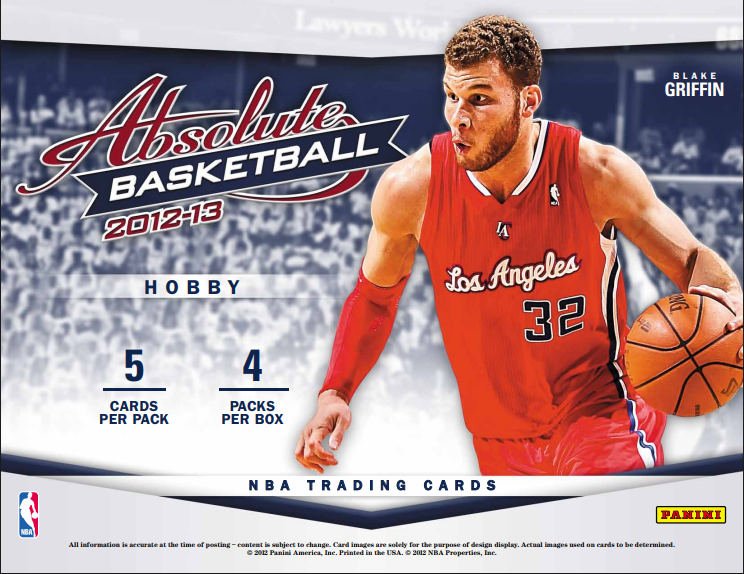 2012-13 Panini Absolute Memorabilia Basketball Hobby Box