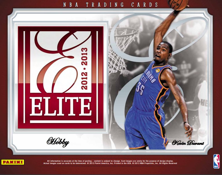 2012-13 Panini Elite Basketball Hobby 12-Box Case
