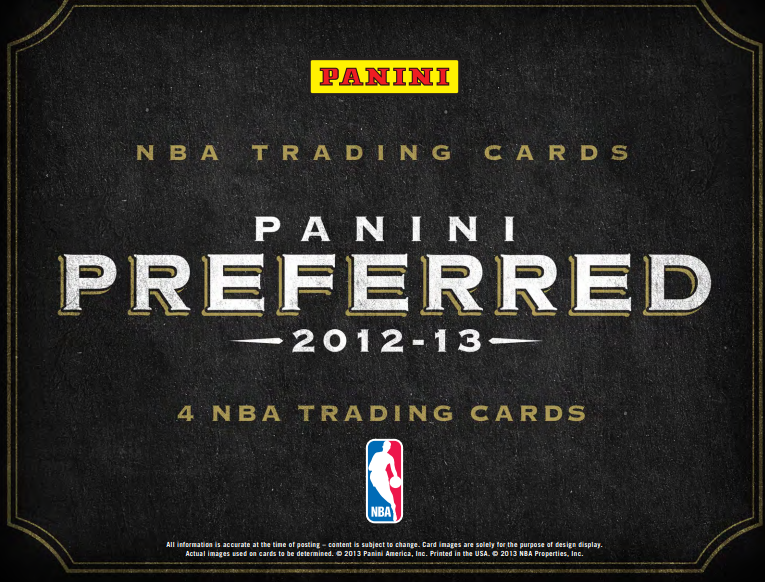 2012-13 Panini Preferred Basketball Hobby Box