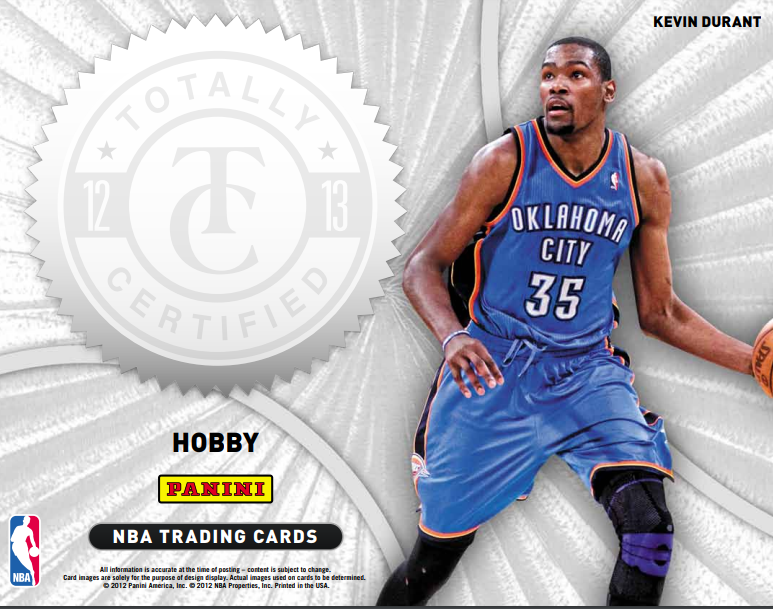 2012-13 Panini Totally Certified Basketball Hobby Box