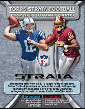 2012 Topps Strata Football Hobby 12-Box Case