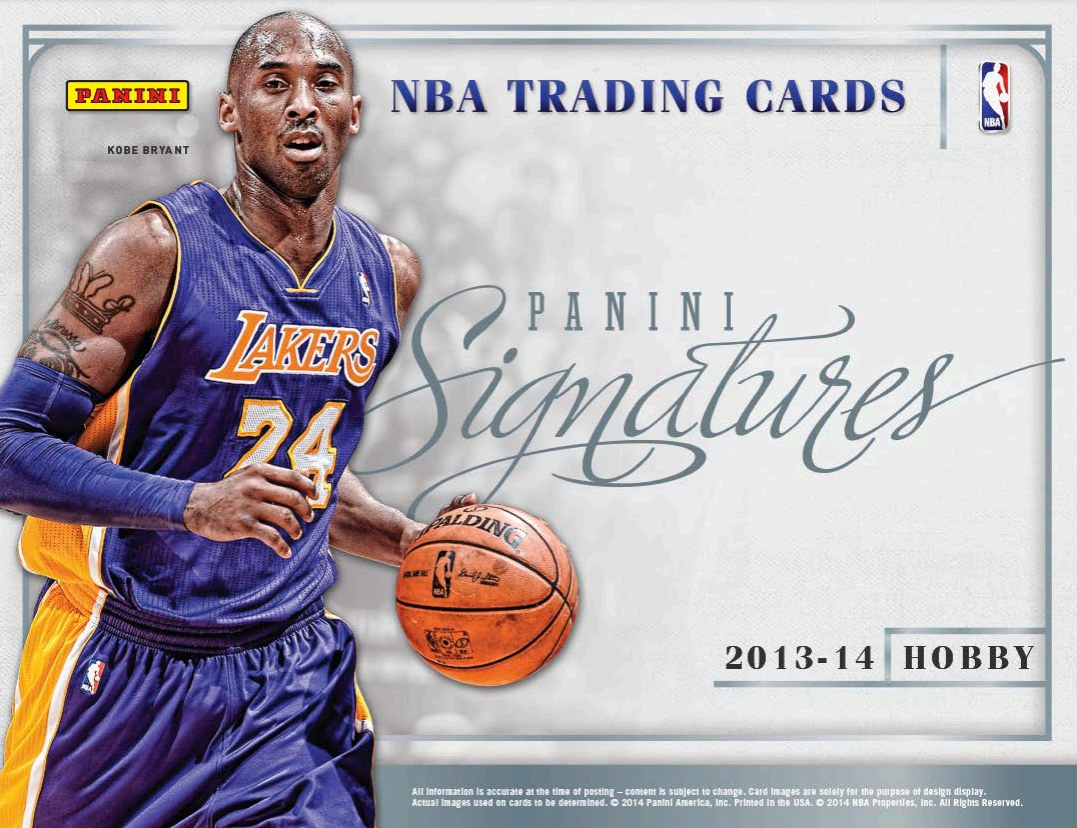 2013-14 Panini Signatures Basketball Hobby 12-Box Case