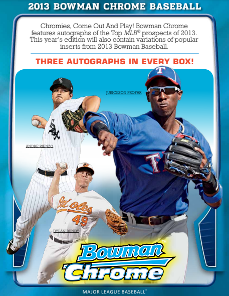 2013 Bowman Chrome Baseball Jumbo HTA Box