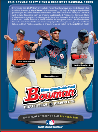 2013 Bowman Draft Picks & Prospects Baseball Hobby 12-Box Case