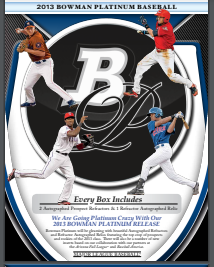 2013 Bowman Platinum Baseball Hobby 12-Box Case