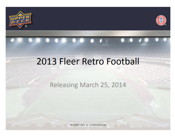 2013 Fleer Retro Football Hobby Box