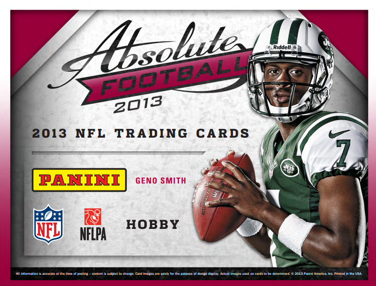 2013 Panini Absolute Memorabilia Football Hobby Box