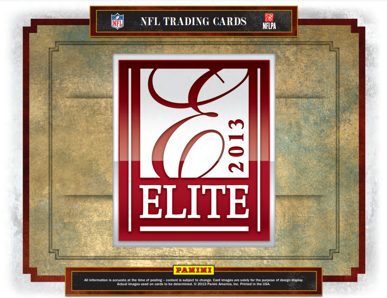 2013 Panini Elite Football Hobby Box