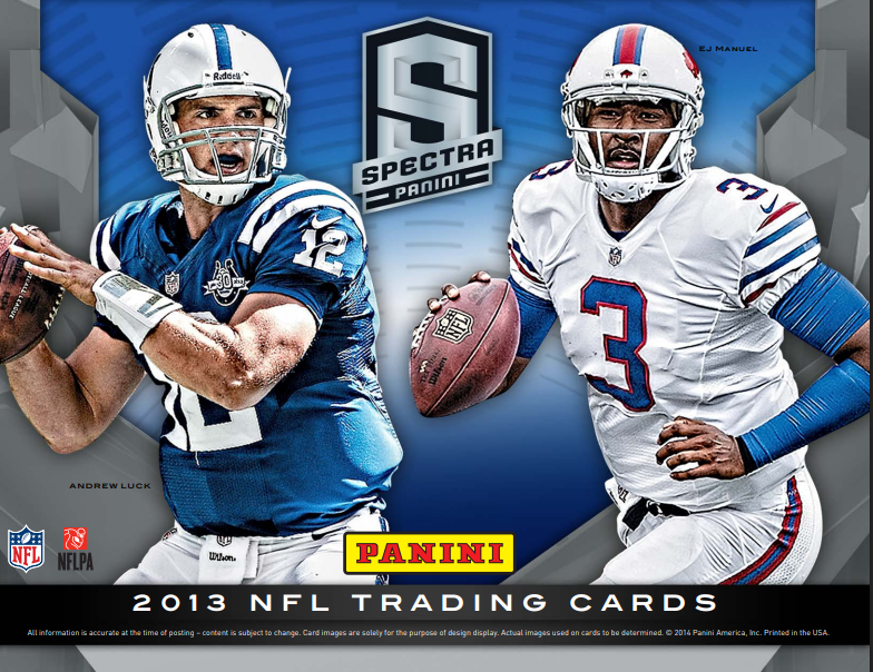 2013 Panini Spectra Football Hobby 8-Box Case