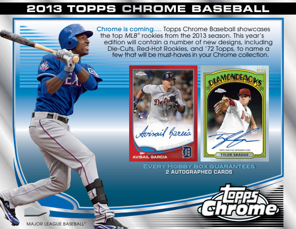 2013 Topps Chrome Baseball Hobby Pack