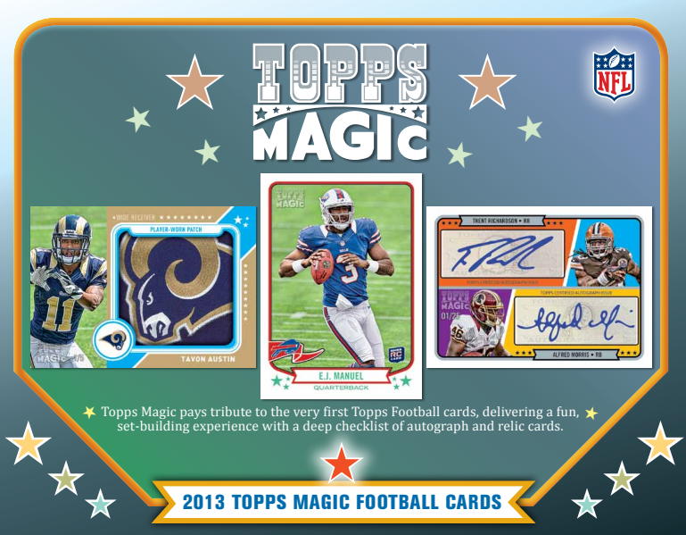 2013 Topps Magic Football Hobby 12-Box Case