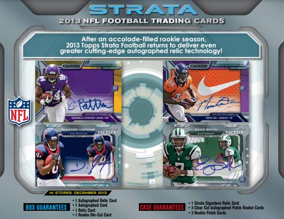 2013 Topps Strata Football Hobby Box