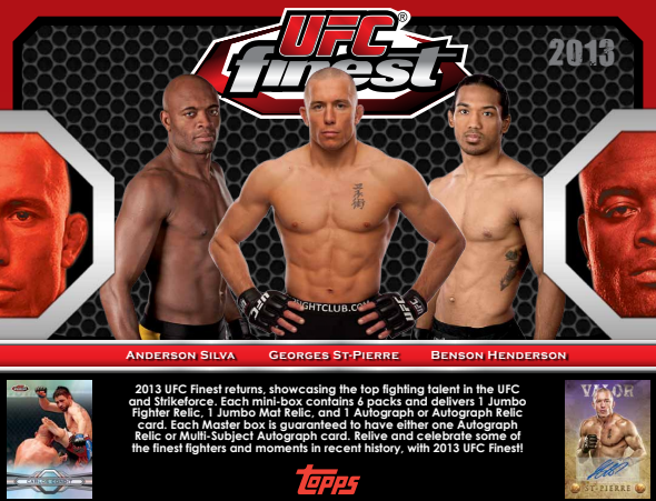 2013 Topps UFC Finest Hobby Box