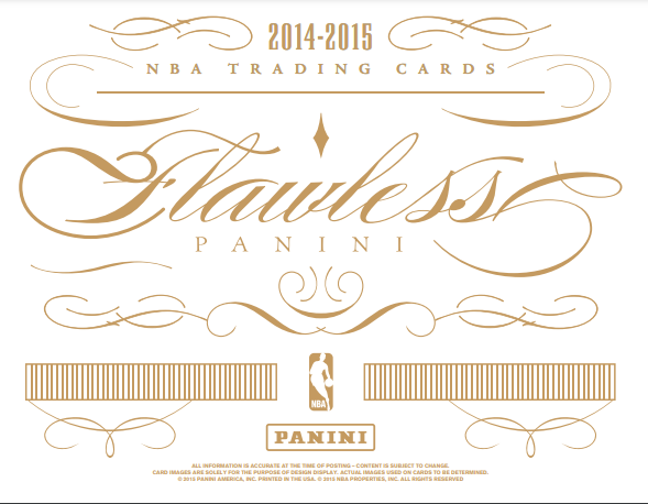 2014-15 Panini Flawless Basketball Hobby 2-Box Case