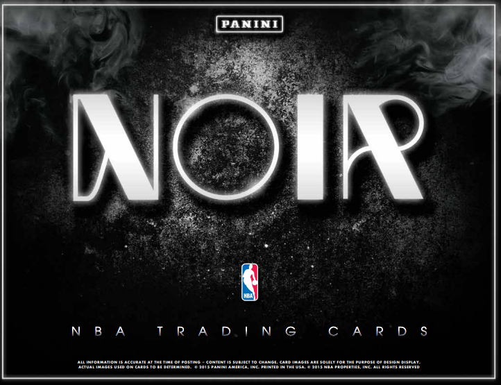 2014-15 Panini Noir Basketball Hobby Box
