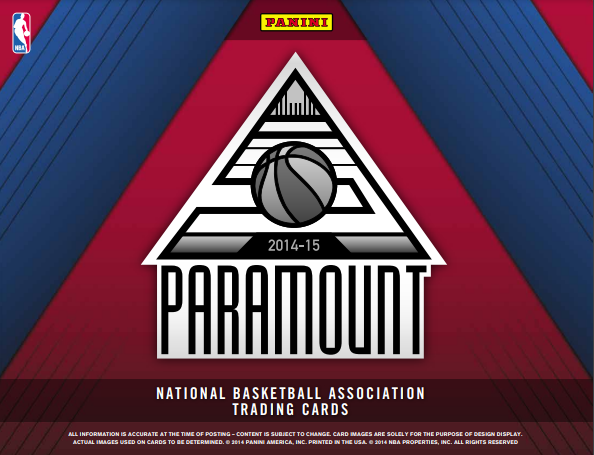 2014-15 Panini Paramount Basketball Hobby Box