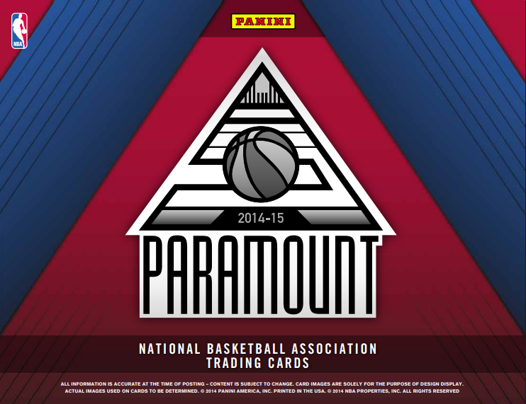 2014-15 Panini Paramount Basketball Hobby PACK
