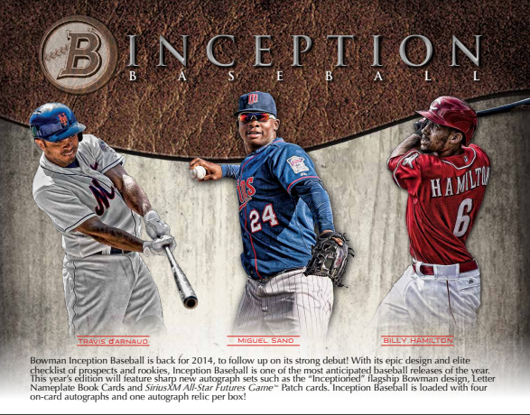 2014 Bowman Inception Baseball Hobby Box