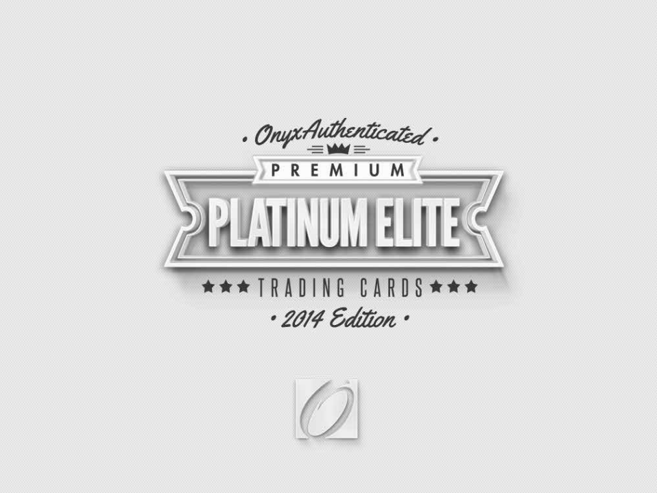 2014 Onyx Authenticated Platinum Elite Baseball Box