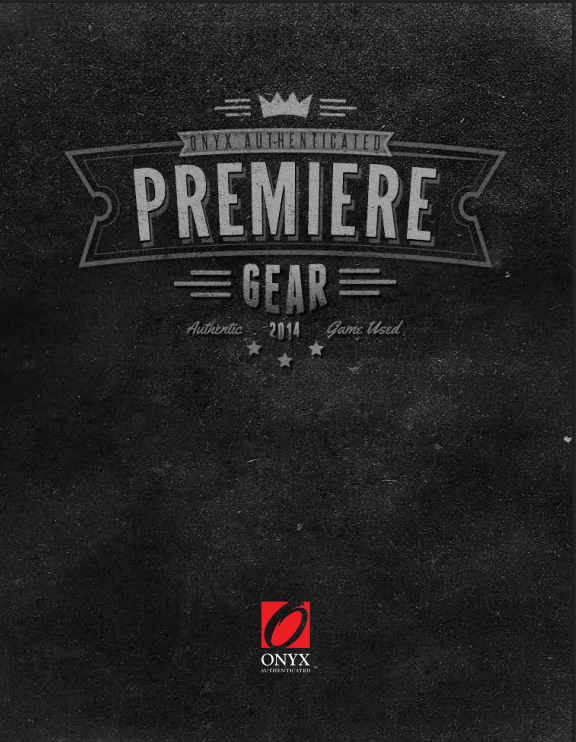 2014 Onyx Authenticated Premier Gear Baseball Box