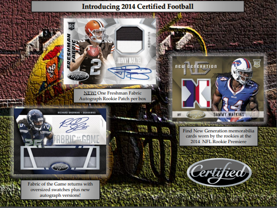 2014 Panini Certified Football Hobby Box