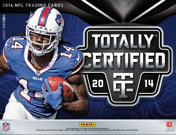 2014 Panini Totally Certified Football Hobby Box