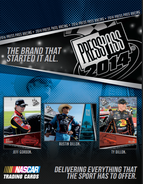 2014 Press Pass Nascar Racing Hobby 10-Box Case