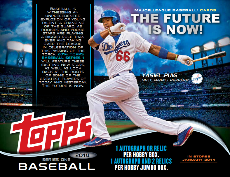 2014 Topps Series 1 Baseball Jumbo HTA Pack