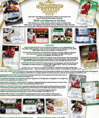 2015-16 Leaf Signature Series Hockey Hobby Box