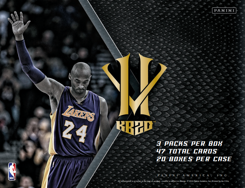 2015-16 Panini Kobe Hero vs. Villain Basketball Hobby Box