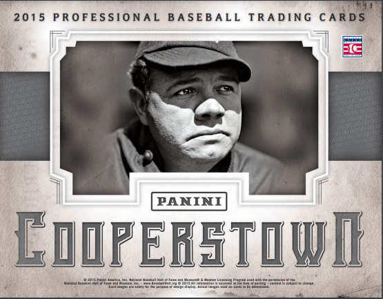 2015 Panini Cooperstown Baseball Hobby 15-Box Case