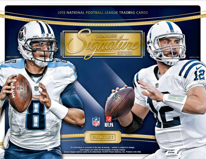 2015 Panini Donruss Signature Series Football Hobby Box