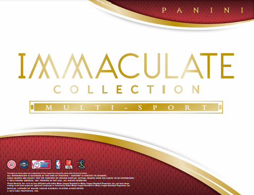 2015 Panini Immaculate College Multi-Sport Hobby 5-Box Case