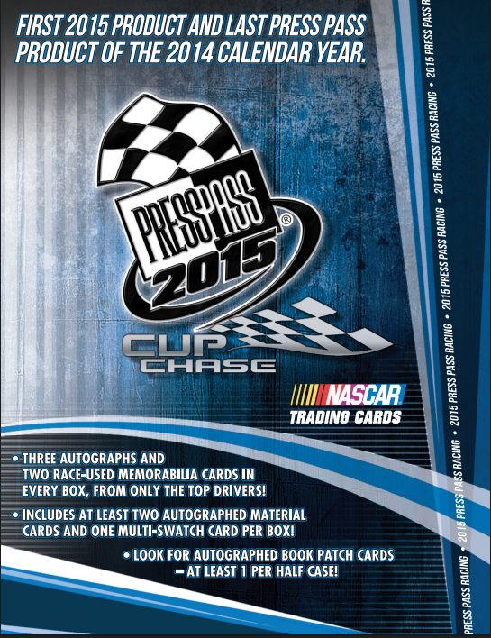 2015 Press Pass Cup Chase Racing Hobby 16-Box Case