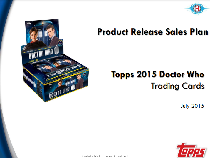 2015 Topps Doctor Who Trading Cards Box
