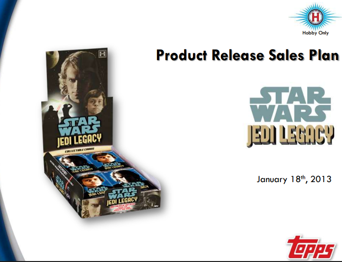 2015 Topps Star Wars Jedi Legacy Hobby Box