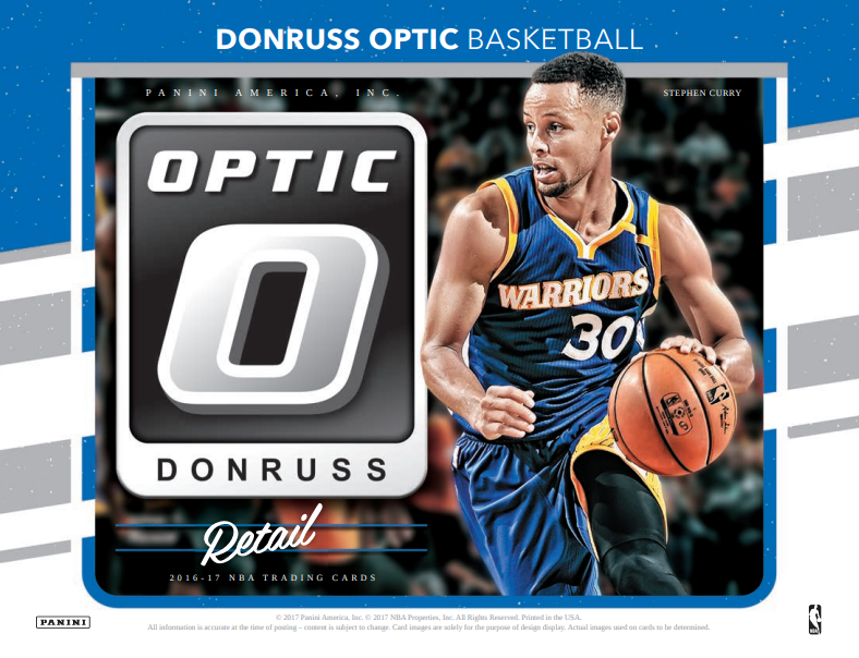 2016-17 Panini Donruss Optic Basketball Fat Pack Box