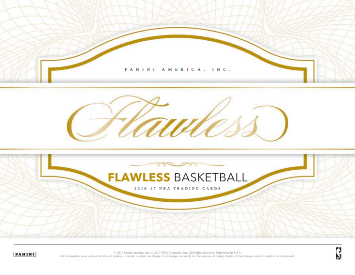 2016-17 Panini Flawless Basketball Hobby Box