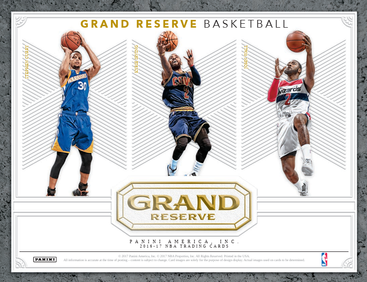 2016-17 Panini Grand Reserve Basketball 8-Box Case