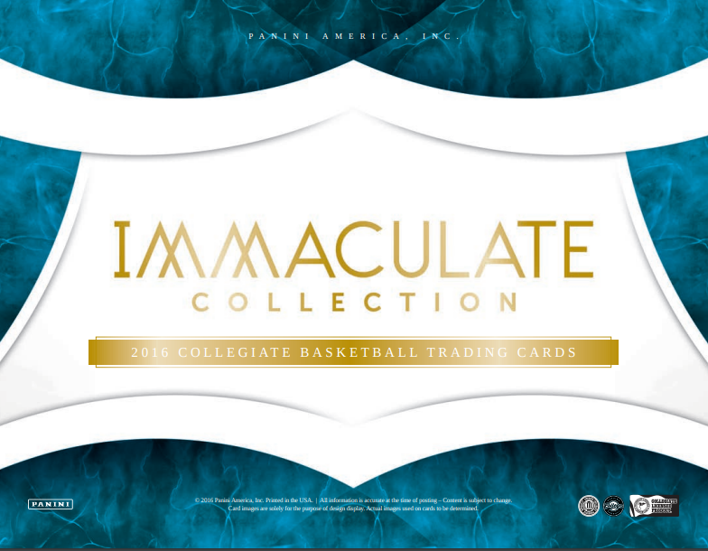 2016-17 Panini Immaculate Collegiate Basketball Hobby 5-Box Case