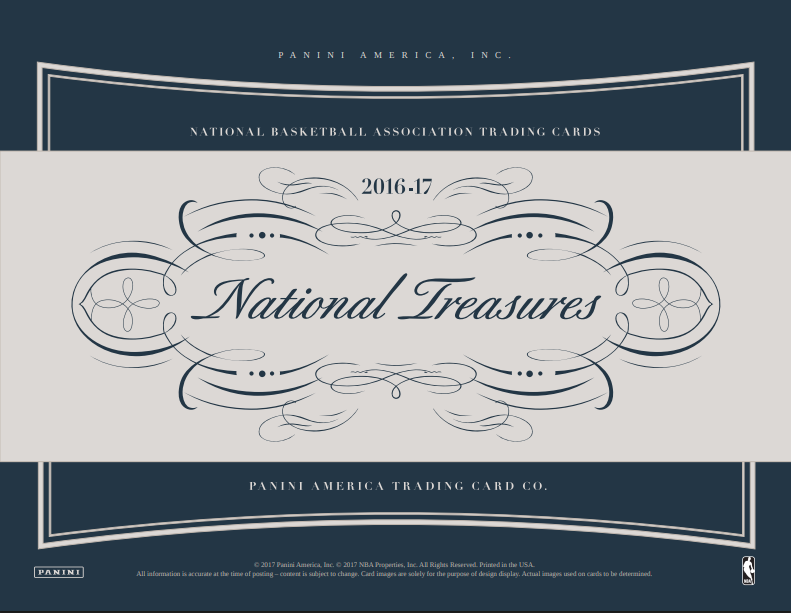 2016-17 Panini National Treasures Basketball Hobby Box