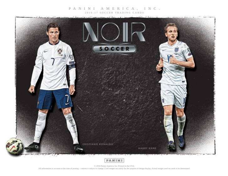 2016-17 Panini Noir Soccer Hobby Box